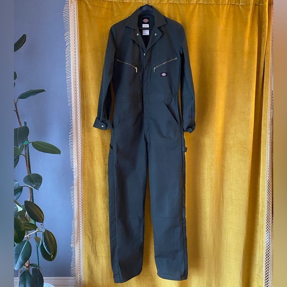 Dickies Dark Green Coveralls - Picture 1 of 6